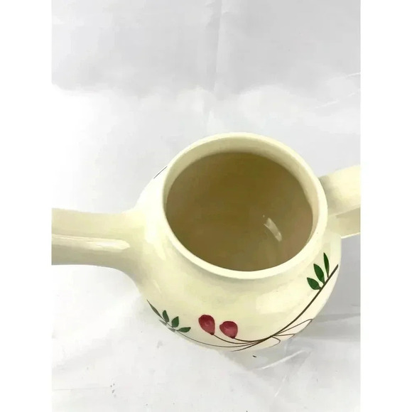 VTG 1997 Holiday Teapot Handcrafted Bath & Body Works 12" X 9" Exclusive Berry - Picture 5 of 14